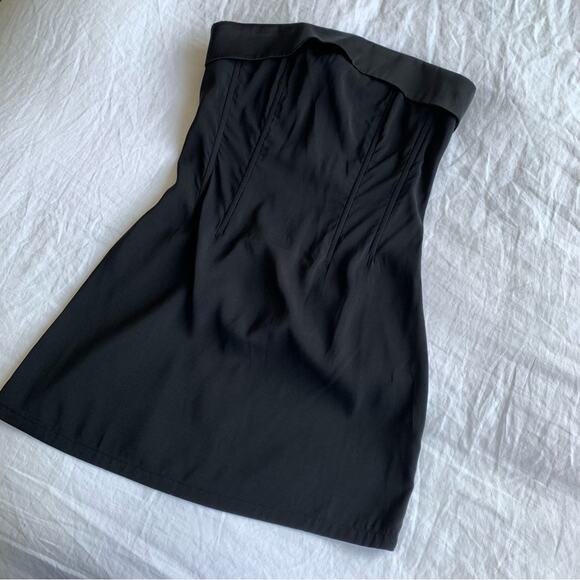 NWT With Jean Chloe Corset Strapless Tube Top A Line Mini Dress - Picture 7 of 14